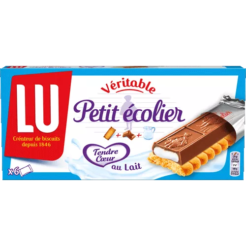 Lu Petit Ecolier Tendre Coeur au Lait 120g